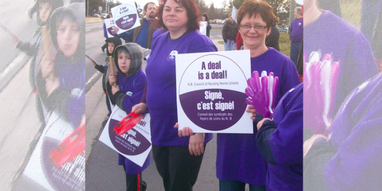 Fredericton supports nursing home workers’ struggle for rights