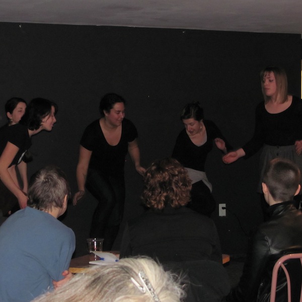 The NB RebELLEs gumbooters are a crowd favourite at the 5th Annual Benefit for the Revolutionary Association of the Women of Aghanistan (RAWA). Photo: Tracy Glynn. gumbooters