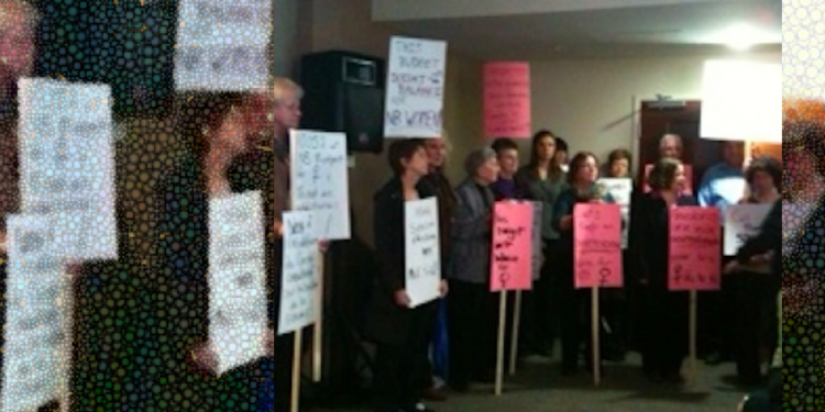 Budget cuts an ideological attack on women