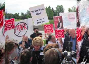Video: Shale gas forum crashed
