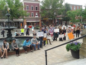 Gaza solidarity rally Aug 2014