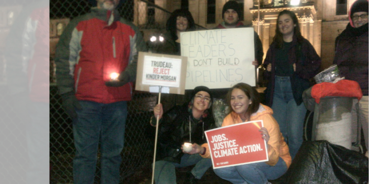 Frederictonians take part in cross-country vigil against Kinder-Morgan Trans Mountain Pipeline