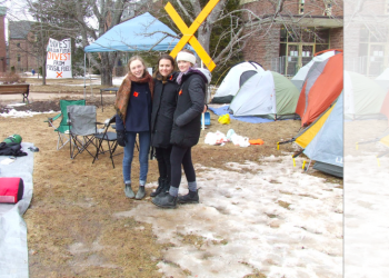 Mount Allison students occupy campus quad calling for University divestment