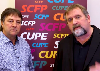 CUPE national leaders in solidarity with locked-out workers in Allardville