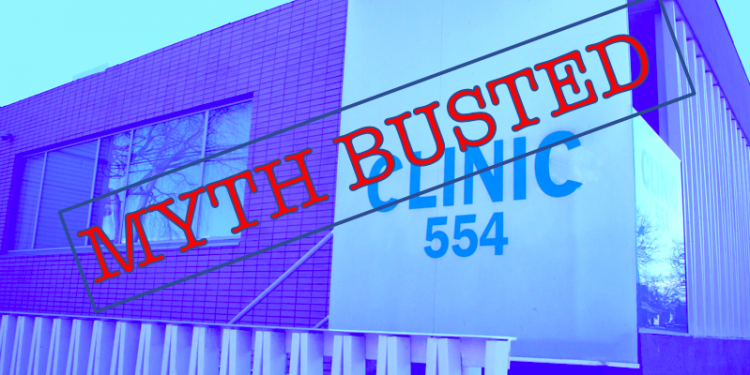 Myth #1: Clinic 554 is a “private abortion clinic”
