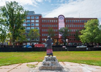 How to support the Wolastoqewi grandmothers asserting stewardship over artefacts at Officer’s Square