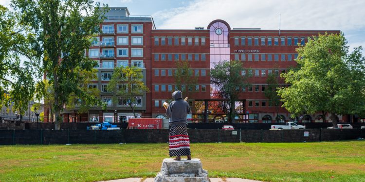 How to support the Wolastoqewi grandmothers asserting stewardship over artefacts at Officer’s Square
