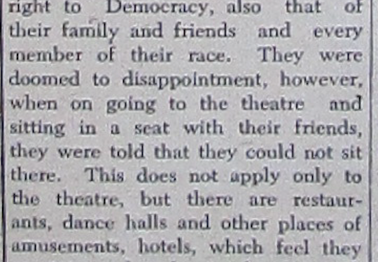 Black Lives Matter, 1945