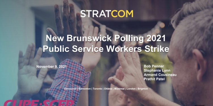 New Brunswickers support CUPE in province-wide strike, PC support plummets from 2020 election results: poll