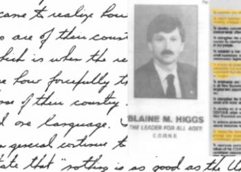 Speech reveals Higgs’ deepest thoughts on bilingualism