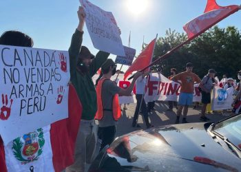 STATEMENT: Protest disrupts opening of North America’s largest weapons fair