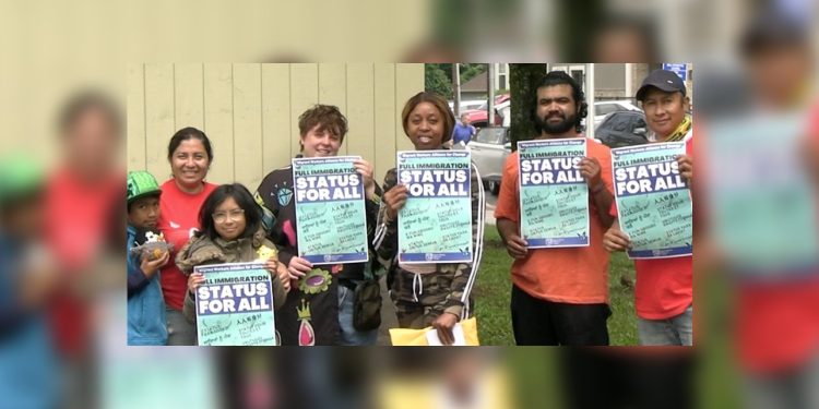 ‘We need a change’: Protesters demand permanent status for temporary foreign workers [video]